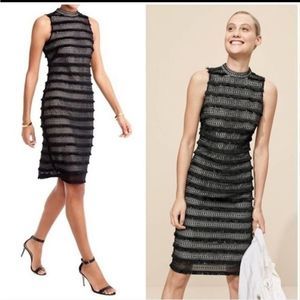 J CREW Fringe Eyelet Sleeveless Dress